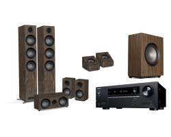 Домашний кинотеатр Jamo S 807 HCS 5.1.2 Dolby Atmos Onkyo TX-SR494